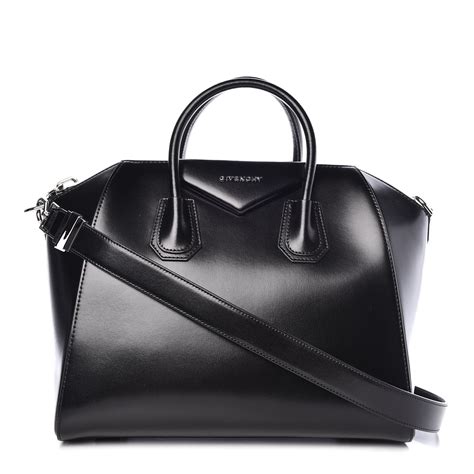 givenchy croc embossed calfskin medium antigona black|Medium Antigona bag in .